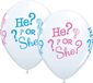 Qualatex Ballonnen He Or She? - Gender Reveal - 25 stuks