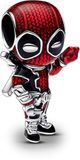 Pandora Moments Marvel Deadpool Charm aus Sterling Silber, Kompatibel mit Pandora Moments Armbändern, 793360C01