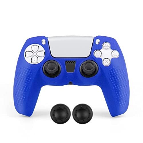 Generic | Siliconen Controller Hoesjes | 4.2 | Blauw - Grip | Beschermhoes Skin Grip | Softcover Case | Compatibel met PS5 - Playstation 5