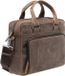 Strellson Aktetas West Ham Leer 16 inch Donkerbruin