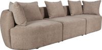 Dutchbone Rocca 4,5-zitsbank Cappuccino