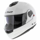 LS2 FF908 Strobe II Gloss Wit 06 Systeemhelm - Helm