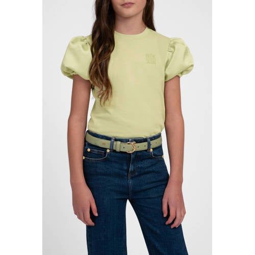 NIK&NIK T-shirt met borduursels - lichtgroen