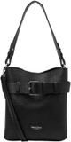 Marc O'Polo Brinni Bucket Bag Leren Schoudertas Zwart
