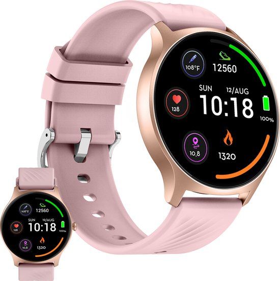 Denver SWC-387RO Smartwatch - 1.43" AMOLED Display - Rose Gold