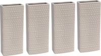 Merkloos Luna 20x Radiator bak waterverdamper 17,7 cm Grijs