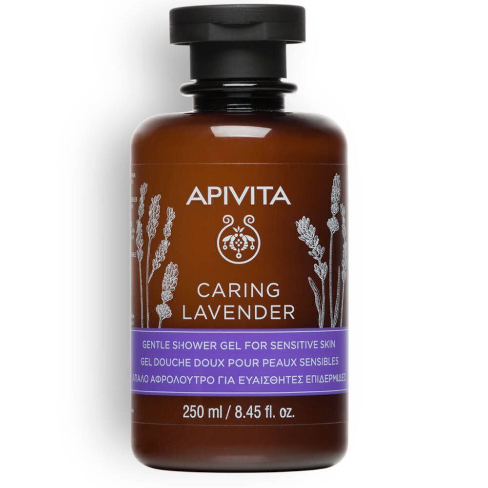 Apivita Body Care Caring Lavender Gentle Shower Gel For Sensitive Skin Gevoelige Huid 250ml