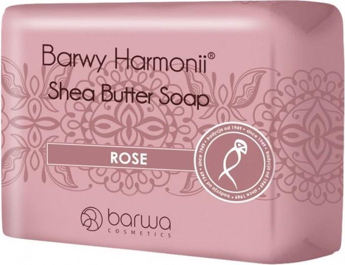 Barwa Harmony Colors Shea Butter Soap Rose Cube Soap 190g