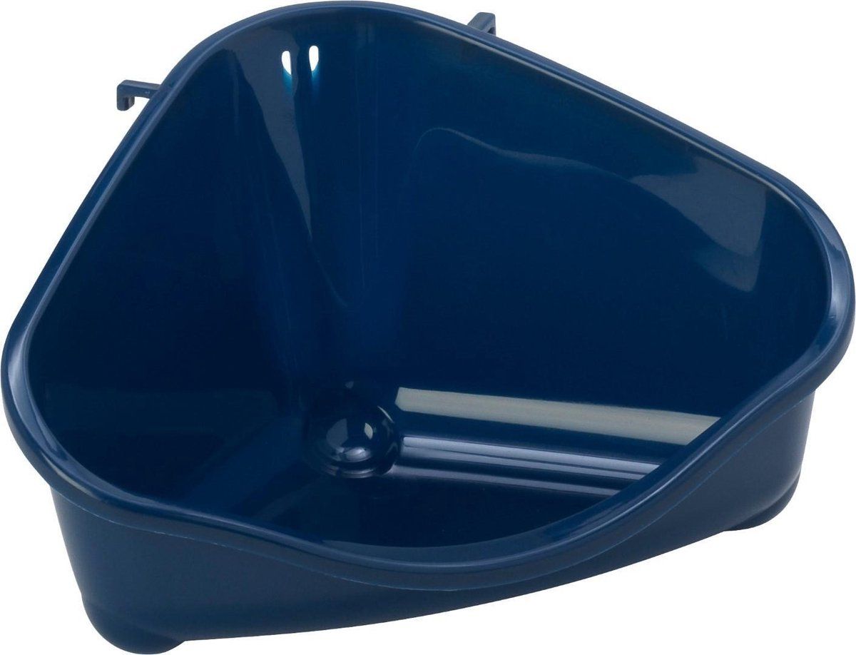Gebr. de Boon Moderna plastic klein knaagdiertoilet met haak blueberry