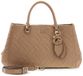 GUESS Sally Sac à main triple compartiment Sac bandoulière Beige Clair