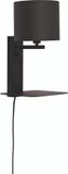 it's about RoMi Wandlamp Florence - Zwart/Zwart - 24x22x42cm