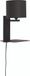 it's about RoMi Wandlamp Florence - Zwart/Zwart - 24x22x42cm