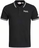 Lonsdale London Causton Heren Poloshirt - Zwart - 3XL