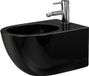 Rea - Bidet mural - Carlo Mini Black - Noir brillant