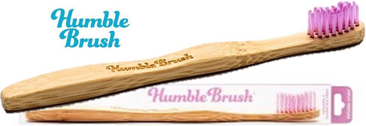 Humble Brush Humble - Bamboo Toothbrush Medium Purple