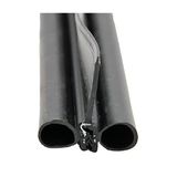 AP Products 018-478 Dubbele Bulb Seal met Slide-On Clip, Zwart