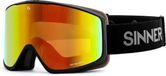 SINNER - SIN VALLEY S - Mat Zwart - Unisex - Skibril