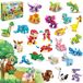 Blocs de construction dinosaure - jouet de construction 3-en-1 - 740 pièces - À partir de 3 ans
