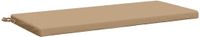 vidaXL Bankkussen SOEST 100% Polyester Zand 110 x 50 x 5 cm