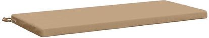 vidaXL Bankkussen SOEST 100% Polyester Zand 110 x 50 x 5 cm