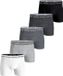 Björn Borg Shorty en coton stretch pour homme (lot de 5) - Noir, Blanc & Gris