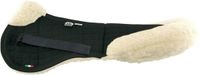 Burioni Zadelonderlegger pour cheval avec grip de coton et laine - Noir, Full
