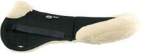 Burioni Zadelonderlegger pour cheval avec grip de coton et laine - Noir, Full