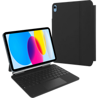 BlueBuilt Apple iPad (2025/2022) 11 inch Toetsenbord Hoes QWERTY Zwart