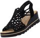 Rieker Dames Zwarte Sandalen Maat 38