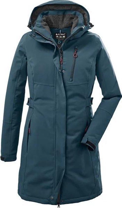 Killtec KOW 165 WMN PRK Women's Casual Jacket - Aqua-azur - Size 4XL (48)