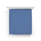 Bella Donna Jersey La Piccola Topperhoeslaken 200x210-220 cm zeeblauw-0208