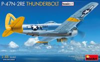 MiniArt Modelbouwpakket Militaire voertuigen - 48068 Republic P-47N-2RE Thunderbolt - Basic Kit - Amerikaanse Jachtbommenwerper Plastic - 1:48 - Modelbouw