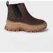 Timberland Roxie Lane Mid Chelsea Bottine Cuir Nubuck Marron Foncé