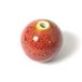 Keramische parel rode bal diameter 18 mm. 100u.