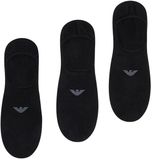 Emporio Armani Invisible Sneakersokken Zwart EU 40-43 Mannen