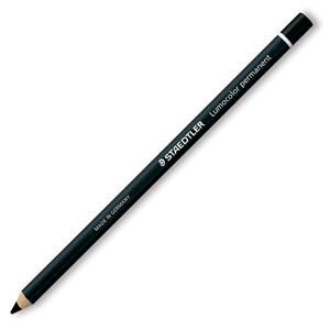 Staedtler Lumocolor Permanent Glasochrom Potlood - Zwart - 12 Stuks