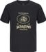 JACK&JONES JORNANTUCKET TEE SS CN FST JNR Jongens T-shirt Zwart Katoen Ronde hals Logo Maat 140