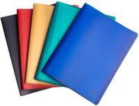 Exacompta 10x Showmappen in halfharde gerecyclede PP met 100 tassen Opak - Geassorteerd - 78600E