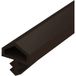 Gedotec Joint de porte de chambre M680 en PVC pour portes intérieures à pivot économique, brun foncé - 25 mètres