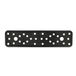 Amig - Geperforeerde verbindingsplaat - 200 x 50 x 2,2 mm - Bevestiging van houten constructies - Voor kolom-balkverbindingen, lasverbindingen en reparaties - Zwart staal