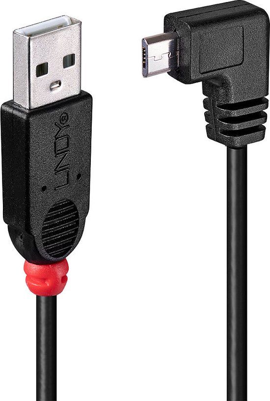 Lindy USB 2.0 A to Micro USB B Cable - 2m - Black