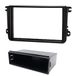 Sound way - Radio paneel 1 DIN / 2 DIN bevesitigings Voorpaneel Frame Geschikt compatibel met Volkswagen/Skoda/Seat