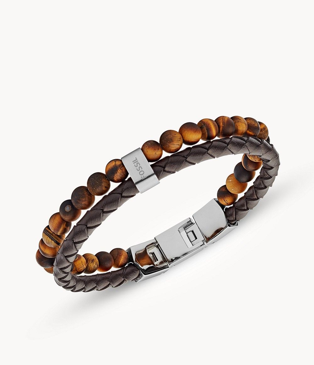 Fossil JF03118040 Bruin Leer