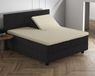 Dreamhouse Dubbel Jersey 220 gr. Splittopper Drap housse Crème 160 x 200/220