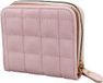 Wan GmbH Portefeuille en cuir PU rose pour femmes avec plusieurs compartiments pour cartes et fermeture éclair