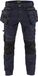 Bl??kl??der Blaklader Blaklader Werkbroeken met kniestukken 19901141 Werkbroek X1900 Marineblauw/Zwart NL:58 BE:52