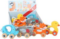Small foot - Colourful Push-along Animals Display