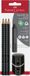 Faber-Castell GRIP 2001 Potloodset, B, Zwart, 5 Stuks