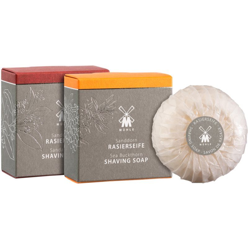 MÜHLE Shaving Soap Duo 2 x 65g Sea Buckthorn & Sandalwood