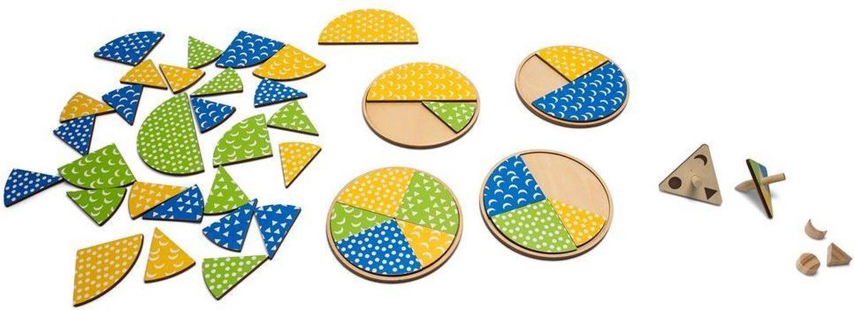 BS Toys Tol en Match - Hout - Wit - Unisex